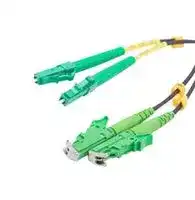 FCA-SLCAE2KAD2: FO CABLE, LC DUPLEX-E2000, SM, 6.6FT