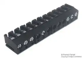 CTB1202/12BK: Standard Terminal Block, Wire to Board, CTB1202, 12 Contacts, 5 mm, Terminal Block, PCB, PCB Mount