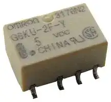 G6KU-2F-Y DC4.5: Signal Relay, 4.5 VDC, DPDT, 1 A, G6K Series, Surface Mount, Latching Single Coil