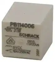 PB114006: General Purpose Relay, PB Series, Power, Non Latching, SPDT, 6 VDC, 10 A