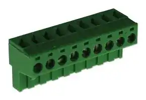 CTB9208/11: Standard Terminal Block, 11 Contacts, 5.08 mm, Terminal Block, Pluggable, Cable Mount, 12 AWG