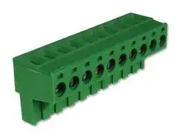 CTB9208/10: Pluggable Terminal Block, 5.08 mm, 10 Ways, 30 AWG, 12 AWG, 2.5 mm², Screw