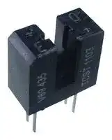 TCST1103: Transmissive Photo Interrupter, Phototransistor, Through Hole, 3.1 mm, 1 mm, 60 mA, 6 V