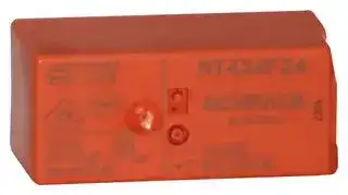 RT424F24: Power Relay, DPDT, 24 VDC, 8 A, RT2 Series, Through Hole, Latching Dual Coil