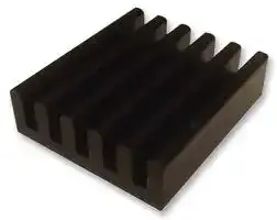 SK 400 37,5 SA: Heat Sink, Square, PCB, Extruded, LED, 7.8 °C/W, 33 mm, 10 mm, 37.5 mm