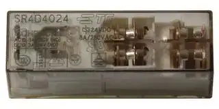 SR4D4024: Safety Relay, 24 VDC, DPST-NO, DPST-NC, SR4 Series, Through Hole, 8 A, Solder