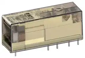 SR4M4024: Safety Relay, 24 VDC, 3PST-NO, SPST-NC, SR4 Series, Through Hole, 8 A, Solder