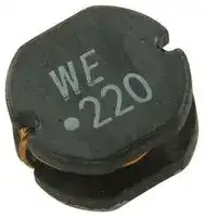 744776122: Power Inductor (SMD), 22 µH, 2.04 A, Unshielded, 2.07 A, WE-PD2 Series