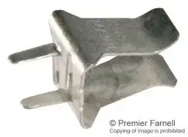HTC210M: Fuseholder, Clip, PCB Mount, 5 x 20mm, Solder, Through Hole, Brass, Tin Plated