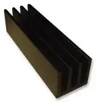 SK 454 75 SA: Heat Sink, Square, PCB, Extruded, LED, 7 K/W, SOT-32, TO-220, 21.45 mm, 19 mm, 75 mm