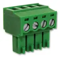 CTB92HE/4: Pluggable Terminal Block, 3.81 mm, 4 Ways, 30 AWG, 16 AWG, 10 mm², Screw