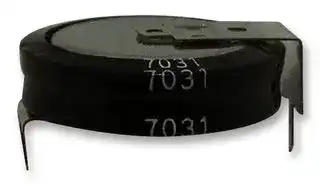 EECRG0V105H: Supercapacitor, EDLC, 1 F, 3.6 V, PC Pin, -20%, +80%, 5 mm, 2000 hours @ 85°C