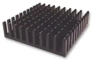 ICK BGA 40 X 40 X 10: Heat Sink, Square, PCB, For Ball Grid Arrays, 13.8 °C/W, BGA, 40 mm, 10 mm, 40 mm