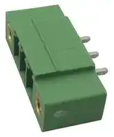 1830606: Terminal Block, Flange, Header, 3.81 mm, 3 Ways, 8 A, 160 V, Through Hole Vertical