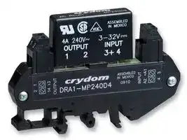 DRA1-MP240D3: Solid State Relay, SPST-NO, 3 A, 280 VAC, DIN Rail, Cage Clamp, Zero Crossing