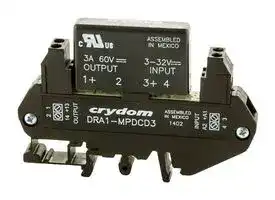 DRA1-MPDCD3: Solid State Relay, SPST-NO, 3 A, 60 VDC, DIN Rail, Cage Clamp