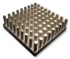 ICK S 32 X 32 X 10: Heat Sink, Square, Pin, For CPU, 5.4 °C/W, Universal Processor, 32.7 mm, 10 mm, 32.7 mm