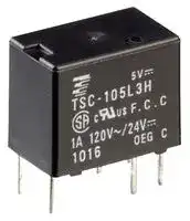 1-1419130-2: Signal Relay, 5 VDC, SPDT, 1 A, TSC Series, Through Hole