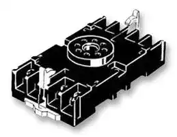 8PFA1: Relay Socket, DIN Rail, Panel, Screw, 8 Pins, 10 A