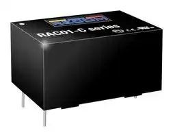 RAC01-05SC: AC/DC PCB Mount Power Supply (PSU), ITE, 1 Output, 1 W, 5 VDC, 200 mA