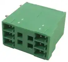 1843088: Terminal Block, Header, 3.81 mm, 6 Ways, 8 A, 160 V, Through Hole Right Angle