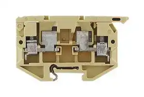 0376860000: DIN RAIL TERMINAL BLOCK, 2POS, 12AWG