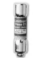 KTK-R-6: Fuse, Industrial / Power, LIMITRON KTK-R, 6 A, 600 VAC, 10mm x 38mm, 13/32" x 1-1/2"