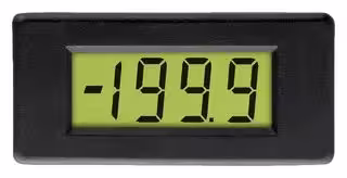 DPM 1AS-BL: Digital Panel Meter, DC Millivolts, 3-1/2Digits, 0-200mV, 5.5mm Digit Height, 15Vdc