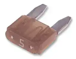 0297005.U: Fuse, Automotive, Fast Acting, 5 A, 32 V, 10.9mm x 3.8mm x 8.8mm, MINI 297 Series