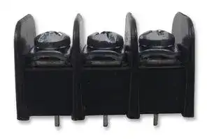 38720-6303: PCB Mount Barrier Terminal Block, 9.53 mm, 1 Row, 3 Ways, 22 AWG, 14 AWG, 15 A