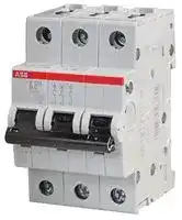 2CDS253001R0065: Thermal Magnetic Circuit Breaker, System Pro M Compact S200, 6 A, 3 Pole, 277 VAC, DIN Rail