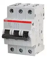 2CDS253001R0105: Thermal Magnetic Circuit Breaker, System Pro M Compact S200, 10 A, 3 Pole, 277 V, DIN Rail