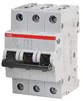 2CDS253001R0255: Thermal Magnetic Circuit Breaker, System Pro M Compact S200, 25 A, 3 Pole, 277 V, DIN Rail