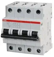 2CDS254001R0065: Thermal Magnetic Circuit Breaker, System Pro M Compact S200, 6 A, 4 Pole, 277 V, DIN Rail