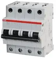 2CDS254001R0165: Thermal Magnetic Circuit Breaker, System Pro M Compact S200, 16 A, 4 Pole, 277 V, DIN Rail