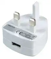 PEL00459: USB PLUG 2.1A WHITE