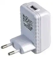 PEL00393: USB POWER SUPPLY, 5V, 2.1A, WHITE, EURO