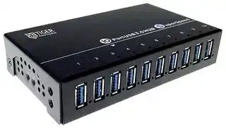 TGR-10P-USB: AC/DC Power Supply, ITE, 10 Output, 60 W, 5 V, 1 A