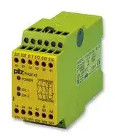 774314: Safety Relay, 24 VDC, 3PST-NO, PNOZ X3 Series, DIN Rail, 8 A, Screw