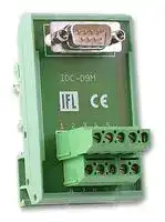IFM DEE 9 M: Terminal Block Interface, D Sub 9 Position Plug, Screw Type 10 Position Terminal Block, 5 A