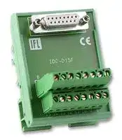 IFM DEE 15 F: Terminal Block Interface, IDC 15 Position Receptacle, Screw Type 16 Position Terminal Block, 5 A
