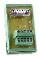 IFM DEE 9 F: Terminal Block Interface, D Sub 9 Position Receptacle, Screw Type 10 Position Terminal Block, 5 A