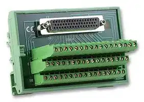 IFM DEE 50 F: Terminal Block Interface, D Sub 50 Position Receptacle, Screw Type 51 Position Terminal Block
