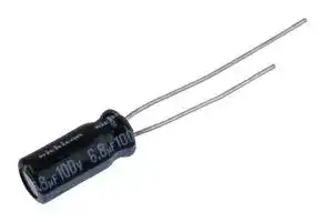 UHE2A6R8MDD1TD: ALUMINUM ELECTROLYTIC CAPACITOR, 6.8UF,
