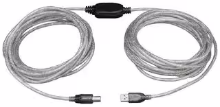 U042-036: COMPUTER CABLE, USB, 10.973M, SILVER