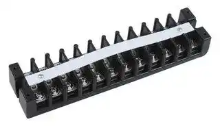1512STDSLB: TERMINAL BLOCK, BARRIER, 12POS, 10AWG