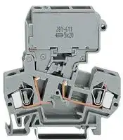 0281-0611: TERMINAL BLOCK, FUSED, 28-12AWG, 5X20MM