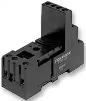 1860100-1: Relay Socket, DIN Rail, Screwless Clamp, 12 A, 400 VAC, PT Series