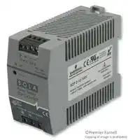 SDP2-12-100T: AC-DC CONVERTER, DIN RAIL, 1 O/P, 3A to 2.5A, 12V