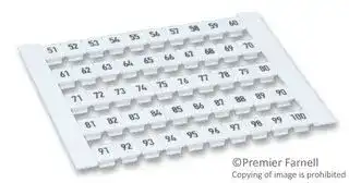 0473460051: TERMINAL BLOCK MARKER, 51 TO 100, 5MM